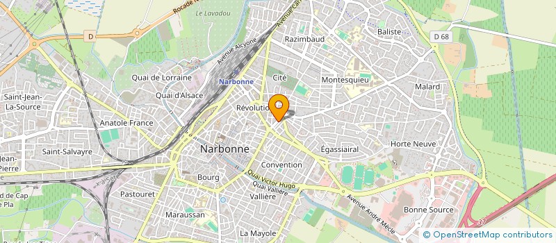 localisation de l'entreprise SCI S.F.C.L. à NARBONNE