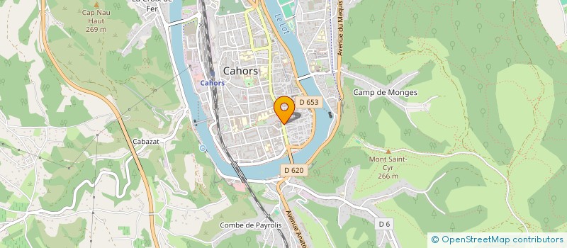 localisation de l'entreprise SCI S.F.E.  CAHORS