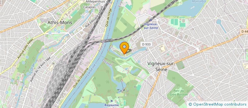 localisation de l'entreprise SCI S.F.I. SERVICE FLUVIAL IMMOBILIER à VIGNEUX-SUR-SEINE