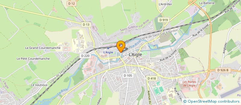 localisation de l'entreprise SCI S.F.P à L'AIGLE