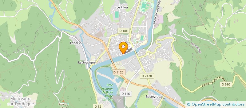 localisation de l'entreprise SCI S'FAB à ARGENTAT-SUR-DORDOGNE