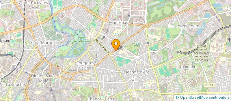 localisation de l'entreprise SCI S.G  RENNES