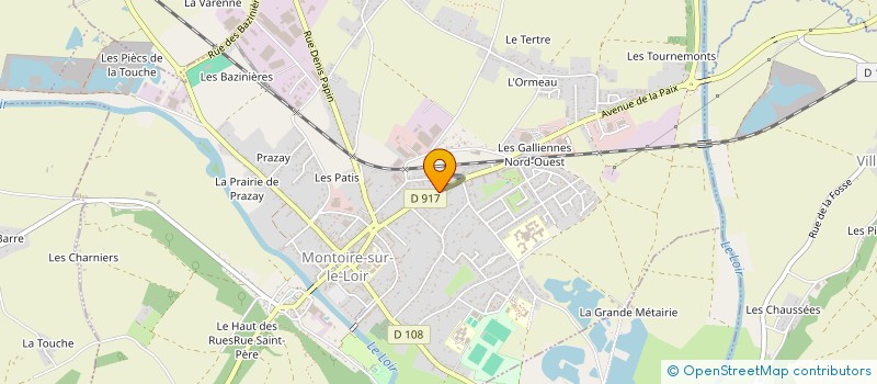 localisation de l'entreprise SCI S.G.A.  MONTOIRE-SUR-LE-LOIR