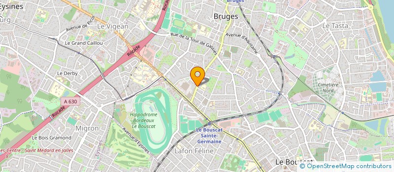 localisation de l'entreprise SCI S.G.B.M.  BRUGES