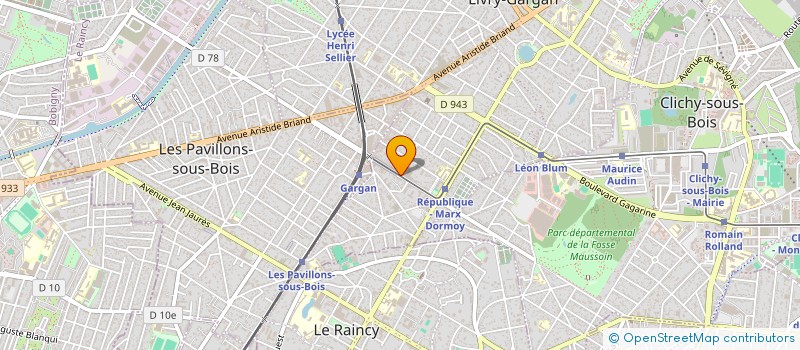 localisation de l'entreprise SCI S.G.D  LIVRY-GARGAN