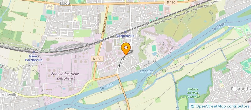 localisation de l'entreprise SCI S.G.E.M  GARGENVILLE