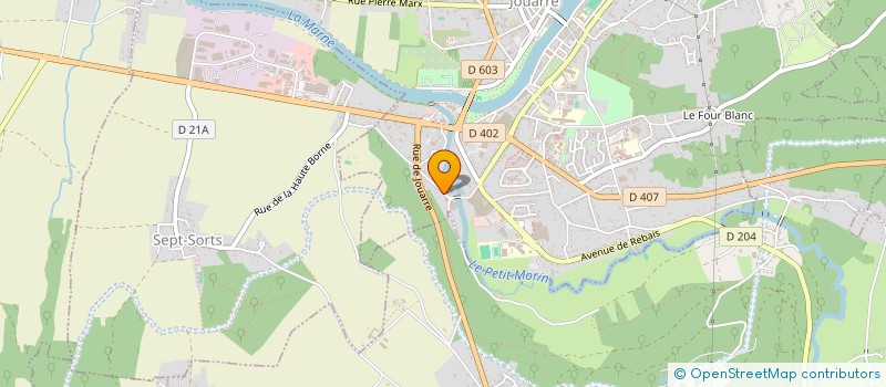 localisation de l'entreprise SCI S.G.I-MARIES à LA FERTE-SOUS-JOUARRE