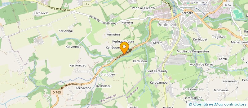 localisation de l'entreprise SCI S G M  DOUARNENEZ