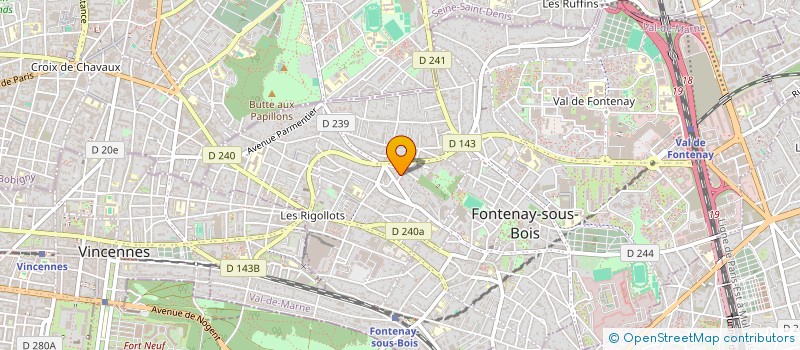 localisation de l'entreprise SCI S.G.P à FONTENAY-SOUS-BOIS