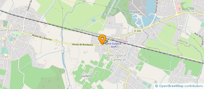 localisation de l'entreprise SCI S.G.S.  SAINT-SULPICE-ET-CAMEYRAC