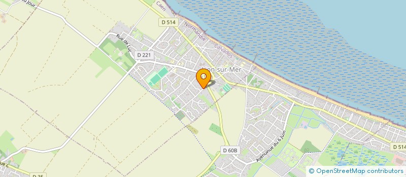 localisation de l'entreprise SCI S.GGG  LION-SUR-MER