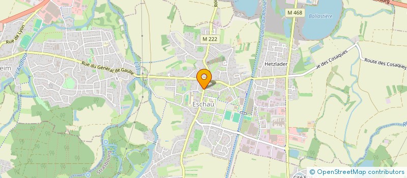 localisation de l'entreprise SCI S&GL  ESCHAU