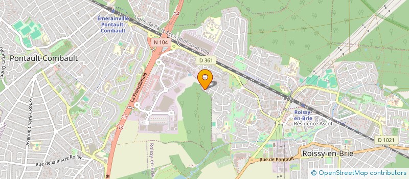 localisation de l'entreprise SCI S.H.A.Z 53  ROISSY-EN-BRIE