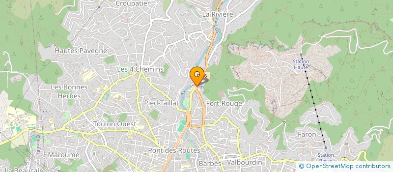 localisation de l'entreprise SCI S.H DES MOULINS  TOULON