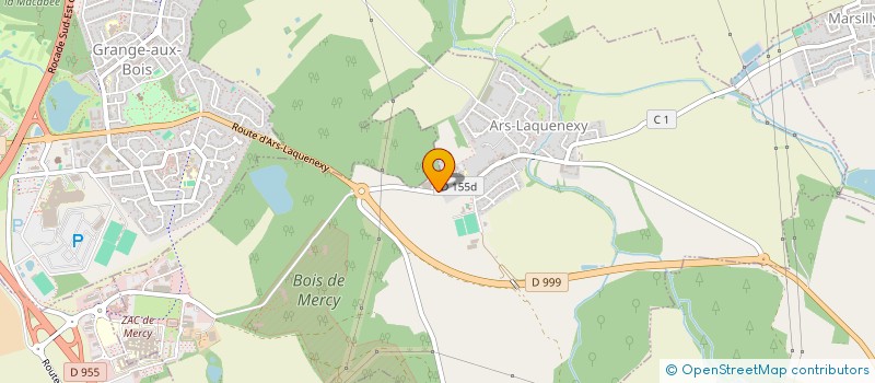 localisation de l'entreprise SCI S.H.N.  COLLIGNY-MAIZERY