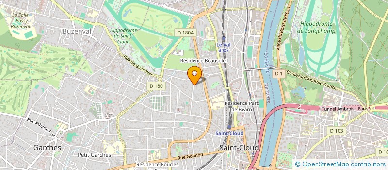 localisation de l'entreprise SCI S&HD à SAINT-CLOUD