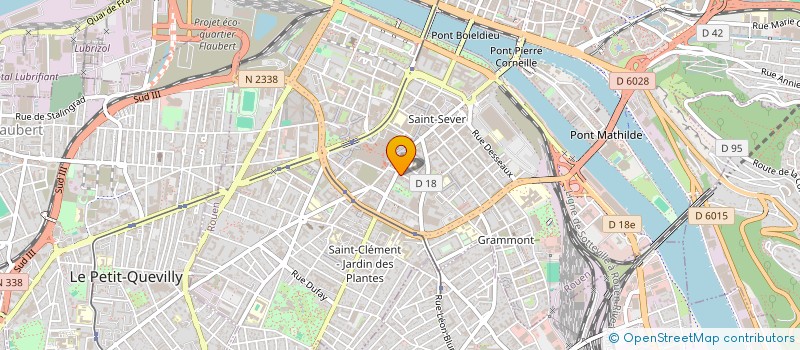 localisation de l'entreprise SCI S.I.B.L. à ROUEN