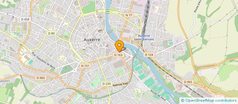 localisation de l'entreprise SCI S.I.C.A.M. à AUXERRE