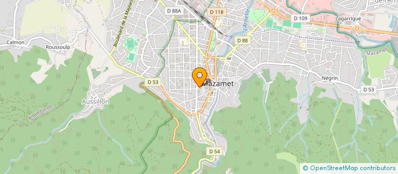 localisation de l'entreprise SCI S.I.G.A.M.A. à MAZAMET