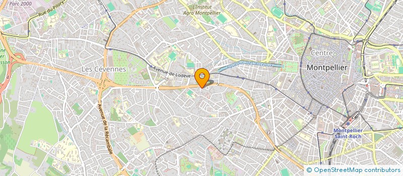 localisation de l'entreprise SCI S.I.M à MONTPELLIER