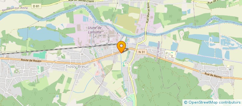 localisation de l'entreprise SCI S.I.P  CUISE-LA-MOTTE