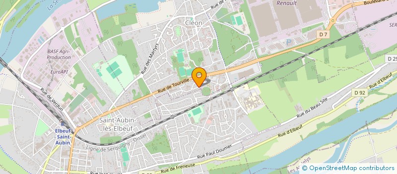 localisation de l'entreprise SCI S.I.S  CLEON