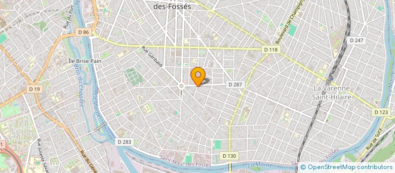 localisation de l'entreprise SCI S.I.V.F. à SAINT-MAUR-DES-FOSSES