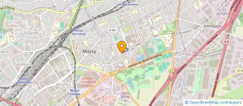 localisation de l'entreprise SCI S. J. à MASSY