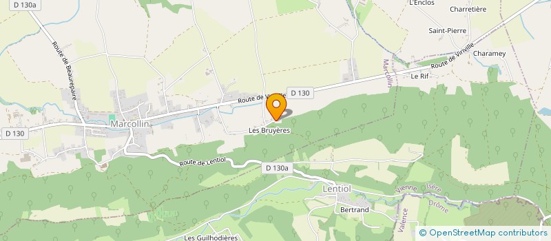 localisation de l'entreprise SCI S.J.B.  BELLEGARDE-POUSSIEU