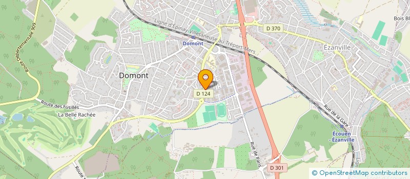 localisation de l'entreprise SCI S.J.B.M.  DOMONT