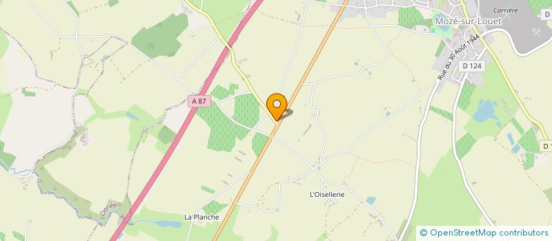 localisation de l'entreprise SCI S J IMMOBILIER  MOZE-SUR-LOUET