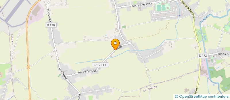 localisation de l'entreprise SCI S J J S  LESTREM