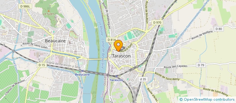 localisation de l'entreprise SCI S.J.L  TARASCON