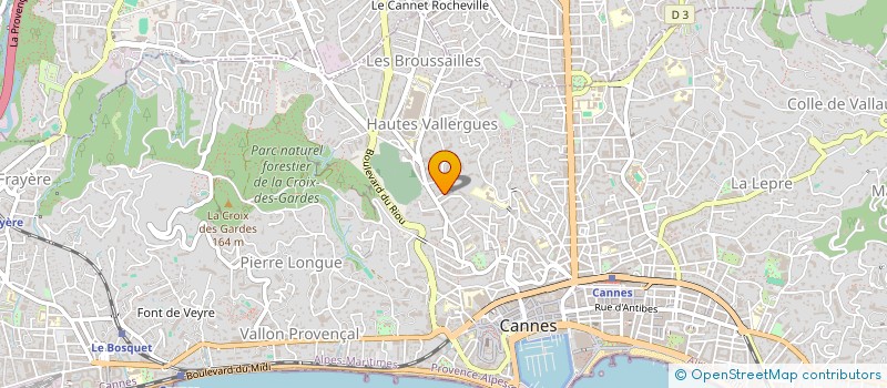 localisation de l'entreprise SCI S.J.M. à CANNES
