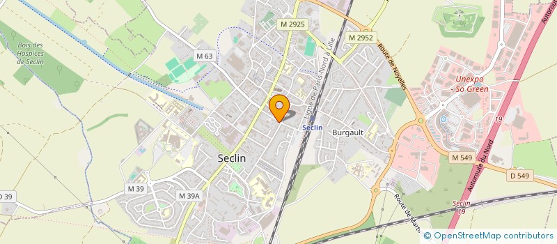 localisation de l'entreprise SCI S.J.M.G.  SECLIN