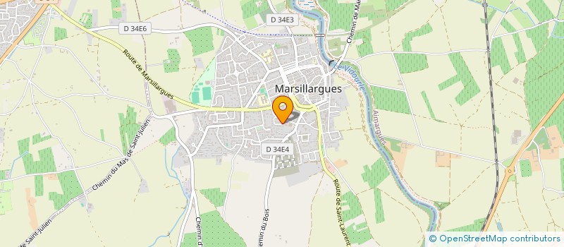 localisation de l'entreprise SCI S.J.N.  MARSILLARGUES