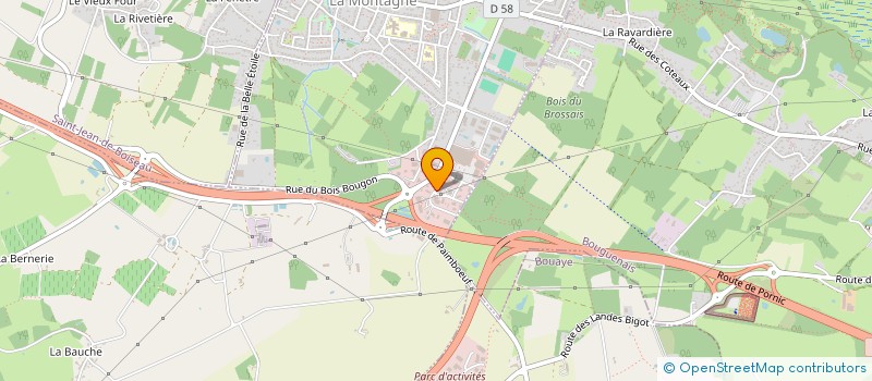 localisation de l'entreprise SCI S.K 2 M  LA MONTAGNE