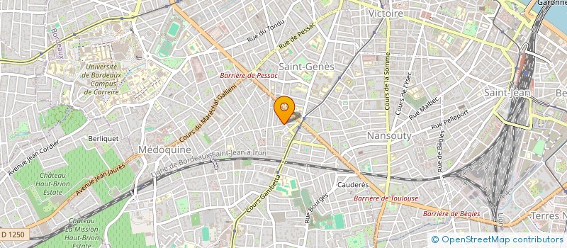 localisation de l'entreprise SCI S K DAVID  TALENCE