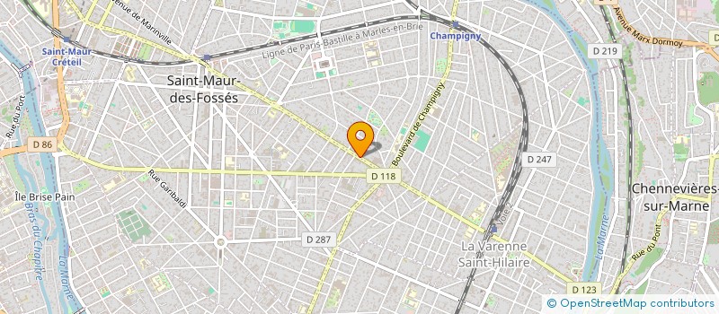 localisation de l'entreprise SCI S.K.O.L.I.G à SAINT-MAUR-DES-FOSSES