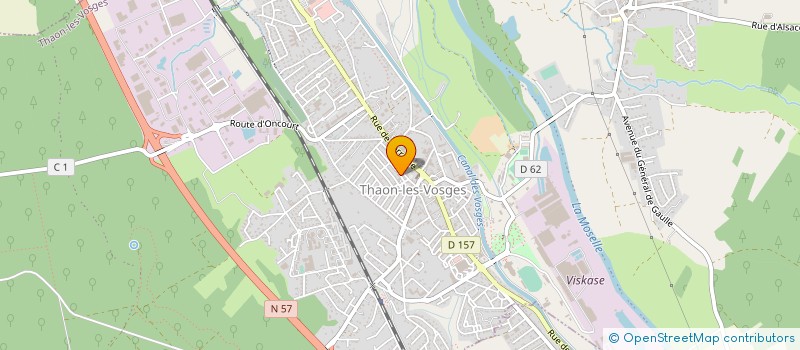 localisation de l'entreprise SCI S-L  THAON-LES-VOSGES