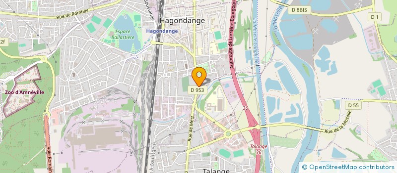 localisation de l'entreprise SCI S.L à HAGONDANGE