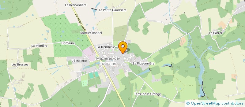 localisation de l'entreprise SCI S.L.A.G.  MAZIERES-DE-TOURAINE