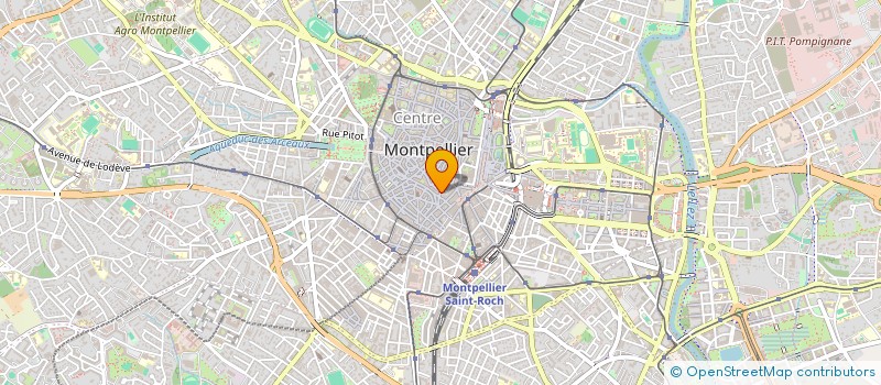 localisation de l'entreprise SCI S.L.A.M.  MONTPELLIER