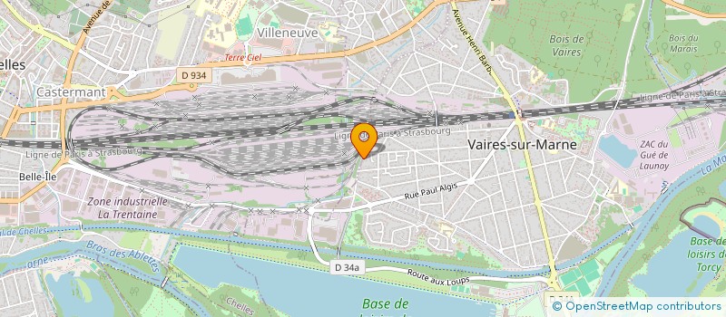 localisation de l'entreprise SCI S.L.C  VAIRES-SUR-MARNE