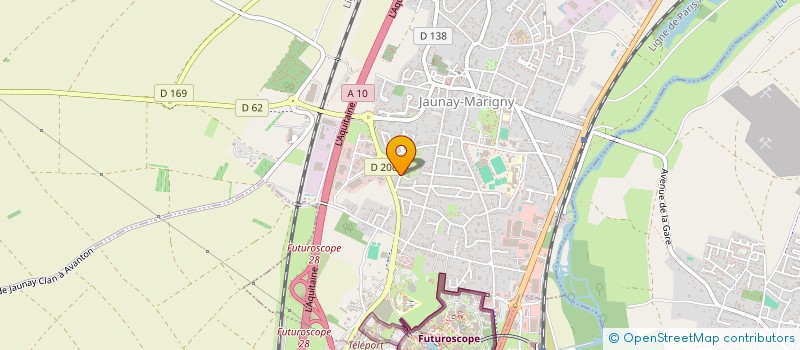 localisation de l'entreprise SCI S L C  JAUNAY-MARIGNY