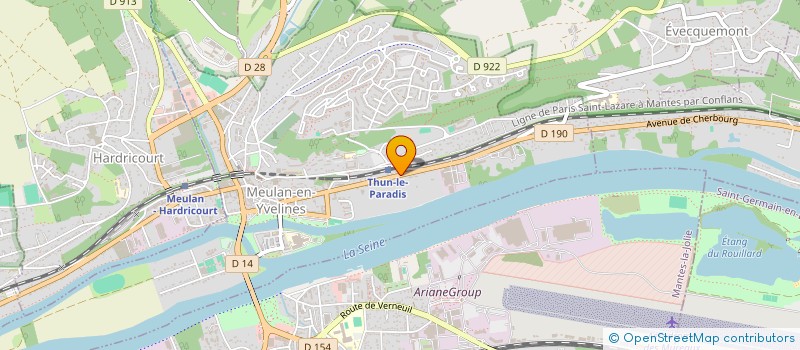 localisation de l'entreprise SCI S.L.C.  MEULAN-EN-YVELINES