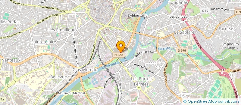 localisation de l'entreprise SCI S.L.E.C. à LIMOGES