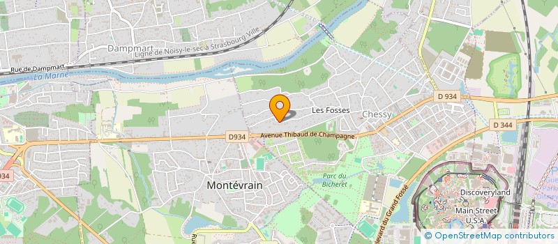 localisation de l'entreprise SCI S.L.F.  CHESSY