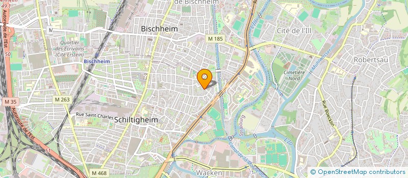 localisation de l'entreprise SCI S.L.I.M.  SCHILTIGHEIM