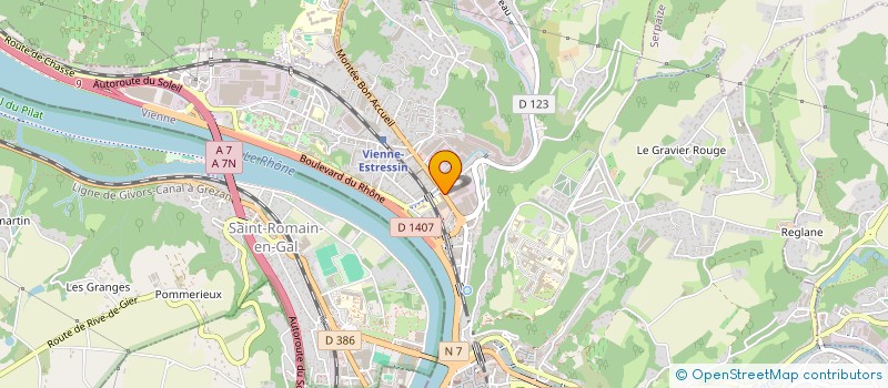 localisation de l'entreprise SCI  S L J C  VIENNE